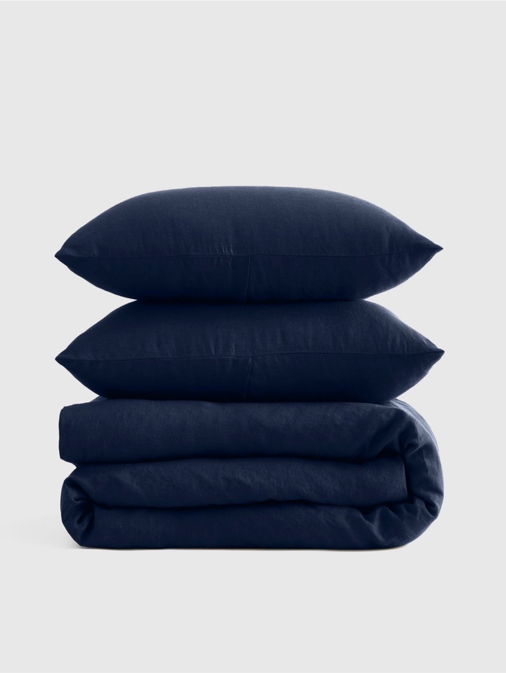 Quince European Linen Duvet Cover Set in Navy 💙
